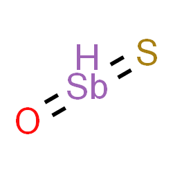 Antimony oxide sulfide Structure