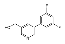 [5-(3,5-difluorophenyl)pyridin-3-yl]methanol Structure