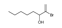 2-bromo-1-octen-3-ol Structure