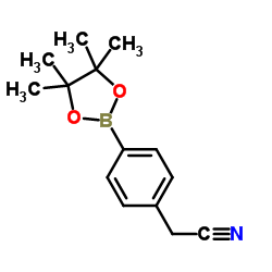 4-氰甲基苯硼酸频哪醇酯结构式