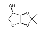 1,2-O-isopropylidene-D-erythrose Structure