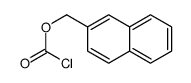 naphthalen-2-ylmethyl carbonochloridate Structure