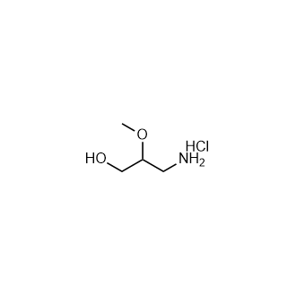 3-氨基-2-甲氧基丙-1-醇盐酸盐结构式