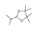 N,N,4,4,5,5-hexamethyl-1,3,2-dioxaphospholan-2-amine结构式