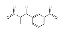 1-(3-nitrophenyl)-2-nitro-propan-1-ol Structure