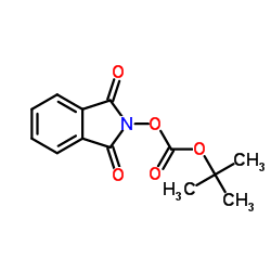 N-(叔丁氧羰氧基)邻苯二甲酰亚胺结构式