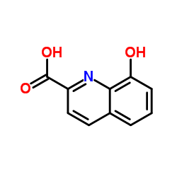 8-羟基喹啉-2-羧酸结构式