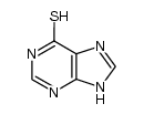 [14C]-6-Mercaptopurine Structure