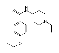 N-[3-(Diethylamino)propyl]-p-ethoxythiobenzamide结构式