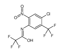 N-[4-chloro-2-nitro-5-(trifluoromethyl)phenyl]-2,2,2-trifluoroacetamide结构式