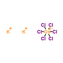 Osmium(4+) potassium chloride (1:2:6) structure