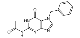 N2-acetyl-7-benzylguanine结构式