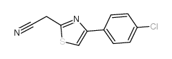 2-[4-(4-氟苯基)-1,3-噻唑-2-基]乙腈结构式