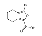3-bromo-4,5,6,7-tetrahydroisobenzofuran-1-carboxylic acid结构式