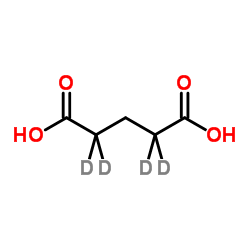 戊二酸-D4结构式