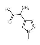 1H-Pyrazole-4-aceticacid,alpha-amino-1-methyl-(9CI) Structure