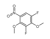 1,3-difluoro-2,4-dimethoxy-5-nitrobenzene Structure
