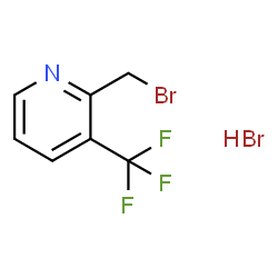 2-(Bromomethyl)-3-(trifluoromethyl)pyridine hydrobromide Structure