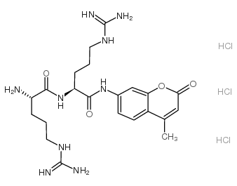 L-精氨酸-L-精氨酸7-氨基-4-甲基香豆素三盐酸盐图片