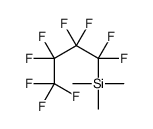 Trimethyl(nonafluorobutyl)silane Structure