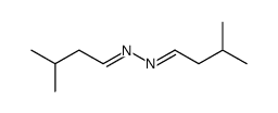 bis-(3-methyl-butylidene)-hydrazine Structure