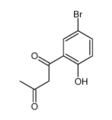 1-(5-溴-2-羟基苯基)-1,3-丁二酮结构式