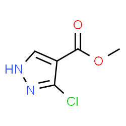 3-氯吡唑-4-羧酸甲酯结构式