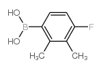 4-氟-2,3-二甲基苯硼酸结构式