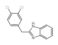 2-(3,4-二氯苄基)苯并咪唑结构式