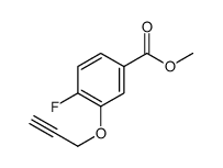 4-Fluoro-3-prop-2-ynyloxy-benzoic acid methyl ester Structure