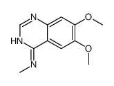 6,7-二甲氧基-N-甲基喹唑啉-4-胺结构式