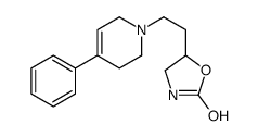 5-[2-(4-phenyl-3,6-dihydro-2H-pyridin-1-yl)ethyl]-1,3-oxazolidin-2-one结构式