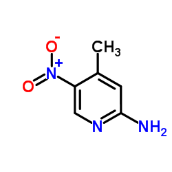 2-Amino-5-nitro-4-picoline structure