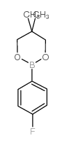4-Fluorophenylboronic acid neopentylglycol ester Structure