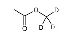 Methan-d3-ol,acetate (6CI,9CI) Structure