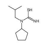 (9ci)-n-环戊基-n-(2-甲基丙基)-硫脲结构式
