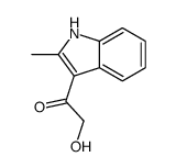2-Hydroxy-1-(2-methyl-1H-indol-3-yl)ethanone结构式