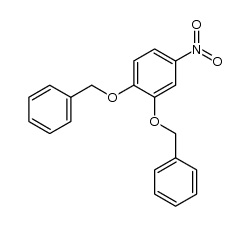 1,2-bis-benzyloxy-4-nitro-benzene结构式
