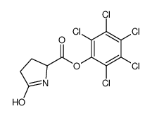 L-PYROGLUTAMIC ACID PENTACHLOROPHENYL ESTER structure