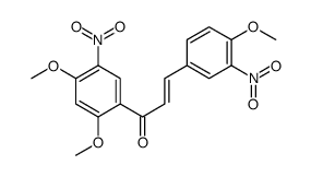 (E)-1-(2,4-dimethoxy-5-nitrophenyl)-3-(4-methoxy-3-nitrophenyl)prop-2-en-1-one Structure