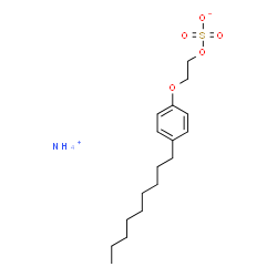 壬基苯酚聚醚-4 硫酸铵结构式