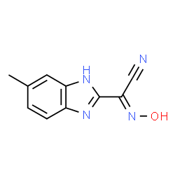 1H-Benzimidazole-2-acetonitrile,alpha-(hydroxyimino)-5-methyl-(9CI)结构式