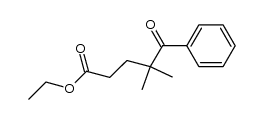 ethyl 4-benzoyl-4-methylvalerate Structure