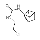 1-(2-chloroethyl)-3-(2,3,4,5,6,7-hexahydro-1H-tricyclo[2.2.1.02,6]heptan-3-yl)urea结构式