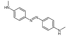 N-methyl-4-[[4-(methylamino)phenyl]diazenyl]aniline结构式