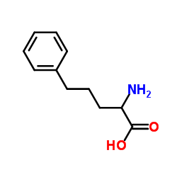 2-氨基-5-苯基戊酸结构式
