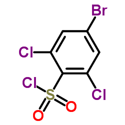 4-溴-2,6-二氯苯磺酰氯结构式