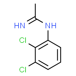 N-(2,3-二氯苯基)乙脒结构式