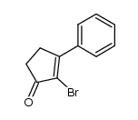 2-bromo-3-phenyl-2-cyclopenten-1-one Structure