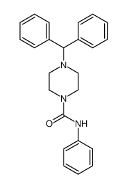 (4-(DIPHENYLMETHYL)PIPERAZINYL)-N-BENZAMIDE结构式